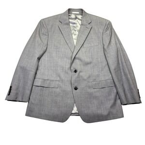 Lauren Ralph Lauren Men's Grey Wool Suit Jacket Blazer 42S Preppy Career